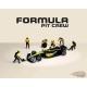 Figurines Formula Pit Crew - Équipe Orange - American Diorama 1/64 - AD-2441 Passion Diecast