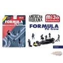 Figures Formula Pit Crew - Team Blue - American Diorama - 1/64 - AD-2442