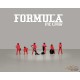 Figures Formula Pit Crew - Team Red - American Diorama - 1/64 - AD-2443 Passion Diecast