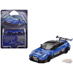 LB-Silhouette WORKS GT NISSAN 35GT-RR Ver.2 - Bleu - Mini GT - 1:64 - MGT01124 Passion Diecast