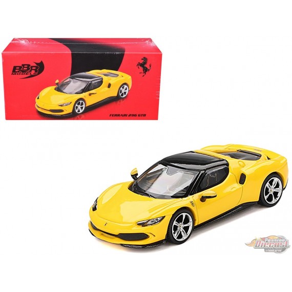 Ferrari 296 GTB Giallo Modena - Yellow - BBR Models - 1:64 - BBRFER64005 Passion Diecast