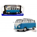 VOLKSWAGEN T1 SAMBA - BLUE & WHITE 1962 - Solido - 1/18 - S1813401