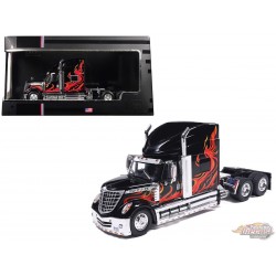 (Preorder) 2010 International Lonestar - Noir avec flammes - IXO Models - 1:64 - U64TR008