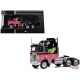 1976 Kenworth K100 Aerodyne - Black and Pink - IXO Models - 1:64 - U64TR006 Passion Diecast