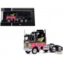 1976 Kenworth K100 Aerodyne - Black and Pink - IXO Models - 1:64 - U64TR006