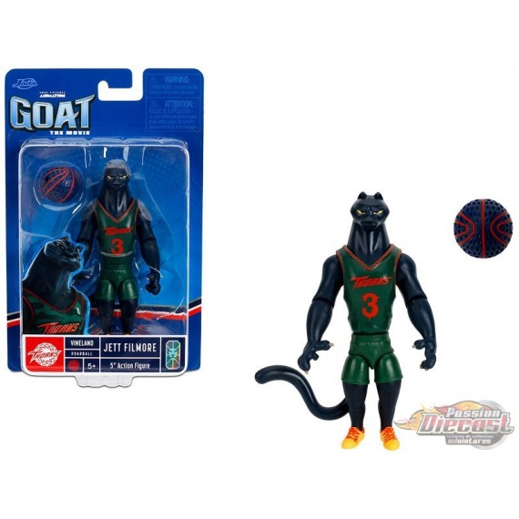  Jett Fillmore  Moveable Figure with Basketball (Uniform) "Goat" Movie 2026 5 inch - Jada -  36858