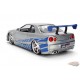 Fast & Furious 25th Anniversary  BRIAN's  Nissan Skyline GT-R 34 Brush Metal Finish -   Jada  1/24 -36818