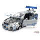 Fast & Furious 25th Anniversary  BRIAN's  Nissan Skyline GT-R 34 Brush Metal Finish -   Jada  1/24 -36818