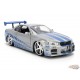 Fast & Furious 25th Anniversary  BRIAN's  Nissan Skyline GT-R 34 Brush Metal Finish -   Jada  1/24 -36818