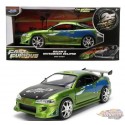 Fast & Furious 25th Anniversary  Brian's 1995 Mitsubishi Eclipse -Brush Metal Finish -  Jada 1/24 -  36817