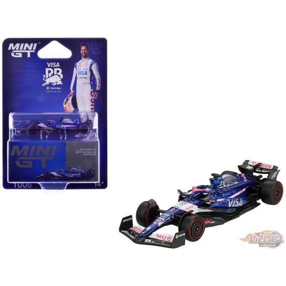 RB VCARB 01 No.3 Daniel Ricciardo 2024 F1 2024 Bahrain GP - Mini GT - 1:64 - MGT01006 Passion Diecast