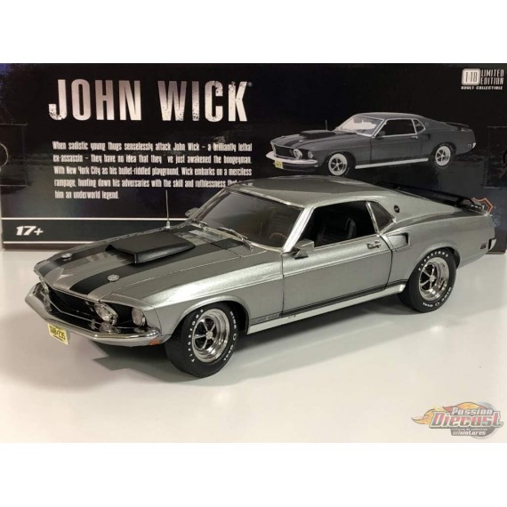 Ford Mustang BOSS 429 1969 - John Wick 1/18 HWY 61  18016 Passion Diecast 
