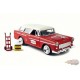 1955 Chevrolet Nomad Coca Cola with 2 bottle cases and metal handcart  - Motor City Classics 1.24  424110
