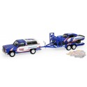(Preorder) 1986 Chevrolet K5 Blazer & 1969 Chevrolet Camaro - Racing Hitch & Tow Series 6 - 1/64 Greenlight - 31190 C