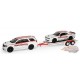  2018 Dodge Durango and 2016 Dodge Challenger R-T Hemi - Racing Hitch & Tow Series 6 - 1/64 Greenlight - 31190 B