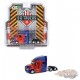 2019 Mack Anthem Truck Cab in Blue with Red Flames - H.D. Trucks Series 26 - 1/64 Greenlight - 45200 C