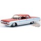 1964 Chevrolet Biscayne Lowrider Silver Metallic - California Lowriders Series 7 - 1/64 Greenlight - 63080 B