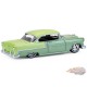 Chevrolet Bel Air Lowrider 1956 vert laurier métallisé - California Lowriders Series 7 - 1/64 Greenlight - 63080 A