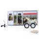 Remorque à chevaux avec couverture personnalisée - Down on the Farm Series 11 - 1/64 Greenlight - 48110 F