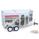 Horse Trailer with Custom Horse Wrap - Down on the Farm Series 11 - 1/64 Greenlight - 48110 F