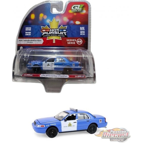 2008 Crown Victoria Police Interceptor - (RCMP) - Hot Pursuit - Canada Special Edition - 1/64 Greenlight - 43065 B