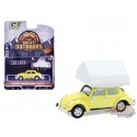 Coccinelle VW classique - Jaune Flower Power - The Great Outdoors Series 4 - 1/64 Greenlight - 38080 A