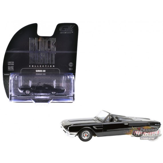 Ford Thunderbird 1965 avec couvre-tonneau - Black Bandit Series 30 - 1/64 Greenlight - 28170 E