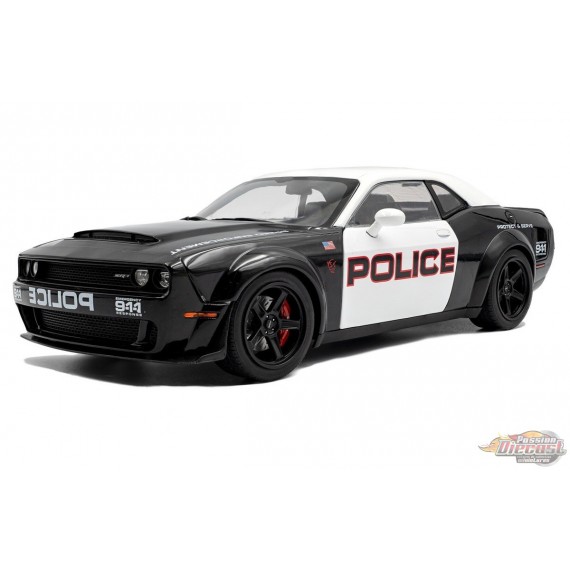 Dodge Challenger R/T Scat Pack Widebody Highway Police 2023 - Solido - 1/18 - S1805715 - Passion Diecast 
