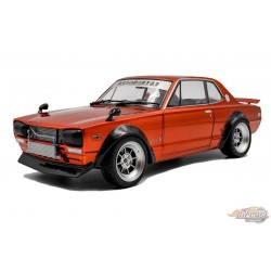 Nissan Skyline (C10) Hakosuka 1970 Orange - Solido - 1/18 - S1813003 - Passion Diecast 