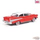1957 Chevrolet Bel Air Sedan - Matador Red and India Ivory - IXO Models - 1:64 - IA64008 Passion Diecast
