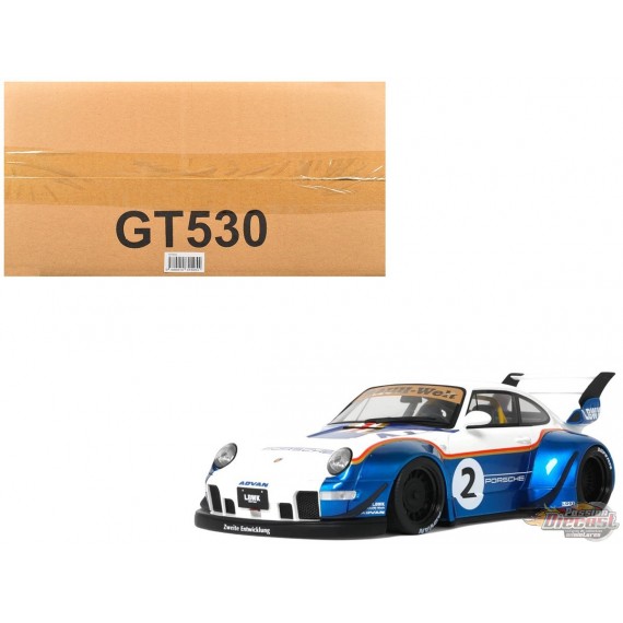 RWB X Liberty Walk White 2023 - 1/18 - GT SPIRIT - GT530 Passion Diecast