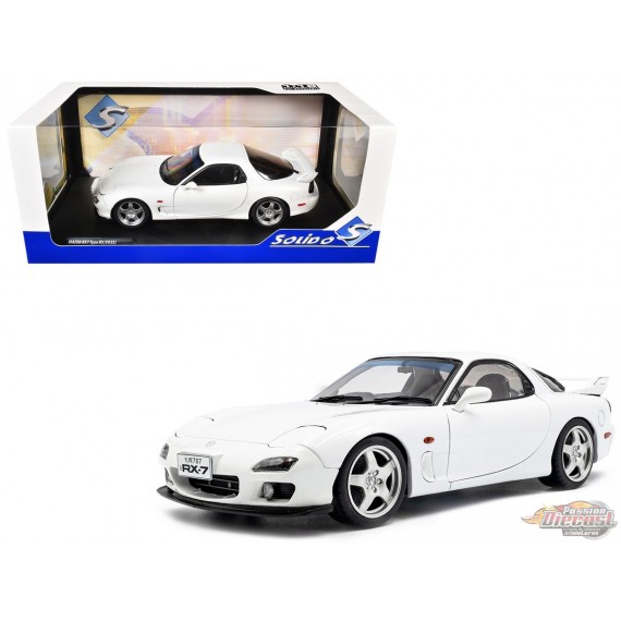 Mazda RX7 FD3RS - Blanc pur - 1999 - Solido - 1/18 - S1810607 - Passion Diecast 