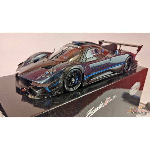 (Used)(Free shipping) Pagani Zonda Revolucion  blue / carbon black  - Autoart 78273   Used