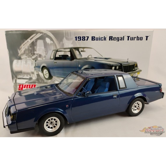 ( Used)(Free shipping) 1987 Buick Regal Turbo T (bleu) Gmp 8102 Usagé