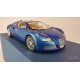 (Used)(Free shipping) Bugatti EB Veyron 16.4 Bleu Centenaire Blue Metallic  1/18 AUTOART 70951  Used