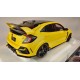 (Used)(Free shipping)  Honda Civic Type R (FK8) 2021 RHD  (Sunlight Yellow)  - Autoart    1/18 -  73225 Used