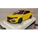 (Usagé)(Free shipping) Honda Civic Type R (FK8) 2021  RHD  (Jaune soleil )  - Autoart 1/18 - 73225 Usagé