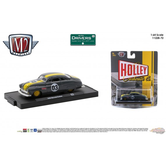 (Web Only) 1949 Mercury Custom - Auto-Drivers Release 72 - M2 Machines 1:64 - 11228-72 A