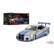 1/24 F&F     BRIAN's  -Nissan Skyline GT-R 34 SILVER 97158 Jada Passion diecast