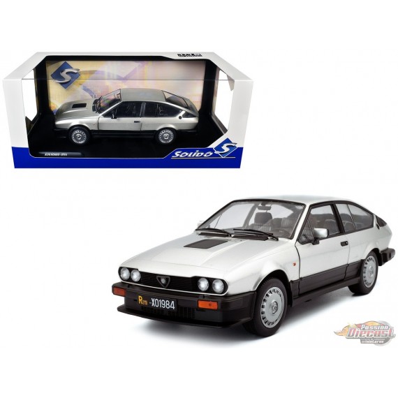 Alfa Romeo GTV6 1984 Argent - Solido - 1/18 - S1802307 - Passion Diecast 
