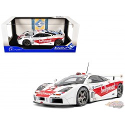 MCLAREN F1 GTR SHORT TAIL WHITE No.01 N.PIQUET / J.CECOTTO 2 HORAS DE BRASILIA 1996 - Solido - 1/18 - S1804111