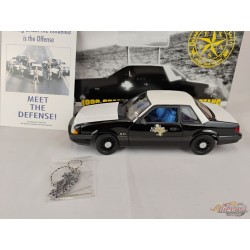 (Used)(Free shipping) 1988 Ford Mustang Special Service Texas (noir/blanc) Gmp 9062 Usagé