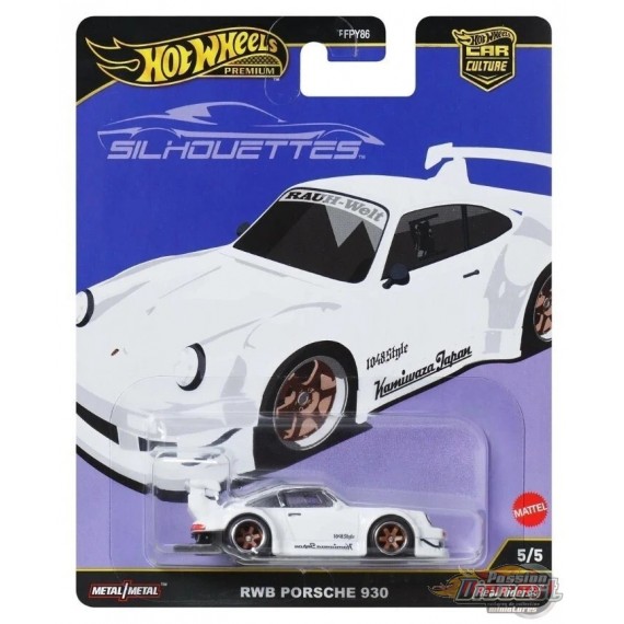 (Web Only) Silhouettes RWB Porsche 930  - Hot Wheels 1:64 - JLBK58
