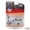 CHASE CAR Camion de pompiers Ford F-350 Mini Pumper de 1987 FDNY - Hobby Exclusive - 1/64 Greenlight - 30550GR