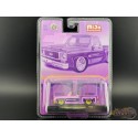 CHASE CAR 1978 Chevrolet Silverado Stepside Lowriders - Viloet - M2 Machine - 1:64 - 31500-MJS89GR