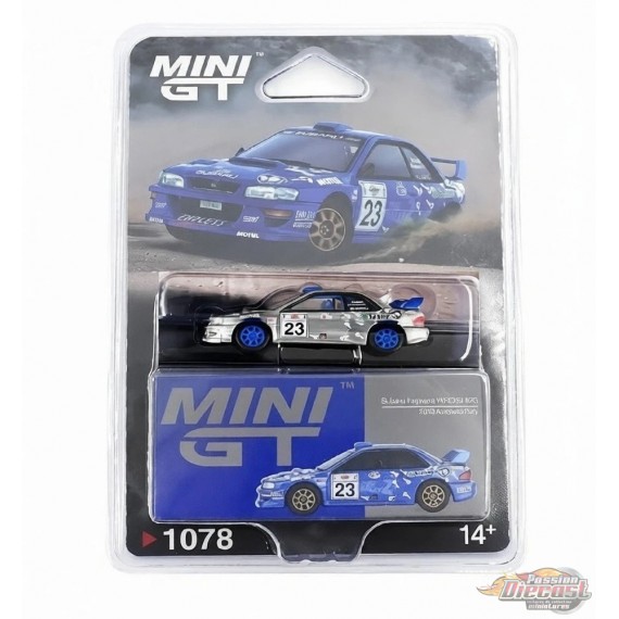CHASE CAR Subaru Impreza WRC99 No.23 2000 Acropolis Rally - Mini GT - 1:64 - MGT01078GR