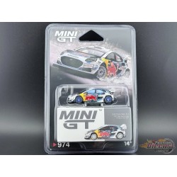 CHASE CAR Ford Puma Rally1 No.16 M-Sport Ford WRT 2024 Rally Finland 3rd Place - Mini GT - 1:64 - MGT01074GR
