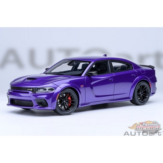 Dodge Charger Scat Pack Widebody (Plum Crazy) - Autoart 1/18 - 71757 Passion Diecast 