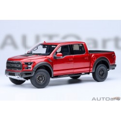 Ford F-150 Raptor Supercrew 2019 (Ruby Red) - Autoart 1/18 - 72948 Passion Diecast 