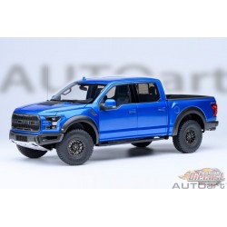 Ford F-150 Raptor Supercrew 2019 (Velocity Blue) - Autoart 1/18 - 72949 Passion Diecast 